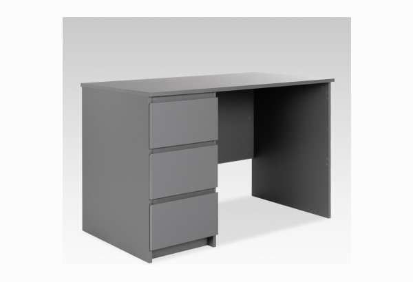 2.03.06.090.4 КАСТОР стол письменный 3 ящика 116х65 RU серый - главное фото