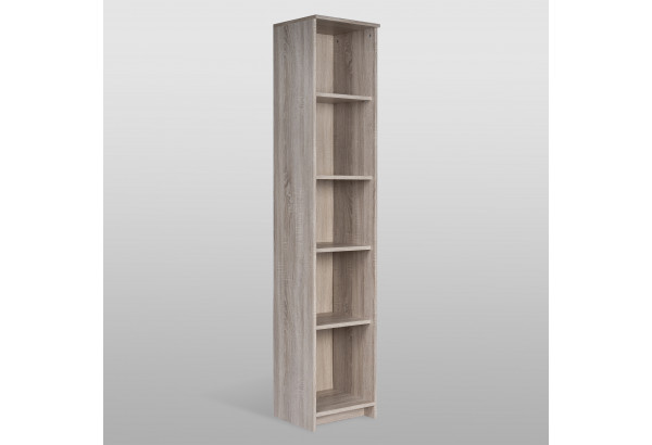 Стеллаж СИРИУС узкий, с пятью полками, цвет Дуб Сонома - главное фото
