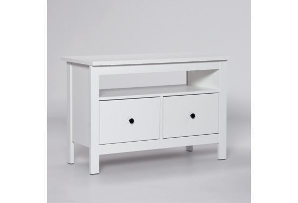 2.08.03.080.1 САГА тумба 2 ящика белая RU - главное фото