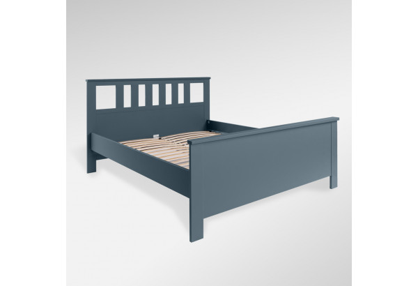 2.08.04.070.6 САГА кровать двойная 160х200 темно-бирюзовая - главное фото