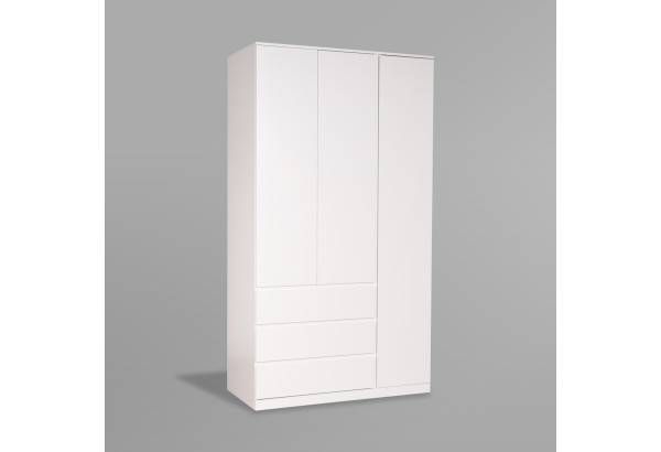 S01200 Варма Стор 123 шкаф распашной 222х123х57, белый - главное фото