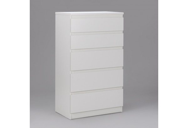 Комод "Кастор" 5 ящиков, белый - главное фото
