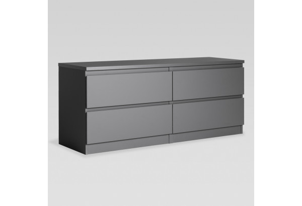 2.03.03.100.4 КАСТОР тумба 4 ящика RU серая - главное фото