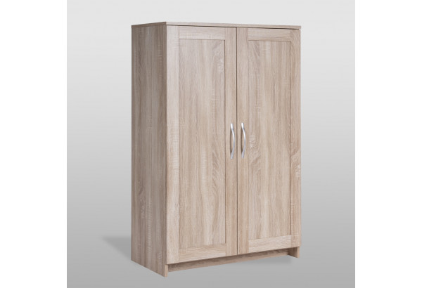Тумба СИРИУС двухдверная высокая, цвет Дуб Сонома - главное фото