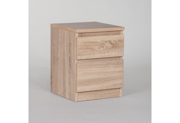 Тумба "Кастор" 2 ящика, дуб сонома - главное фото