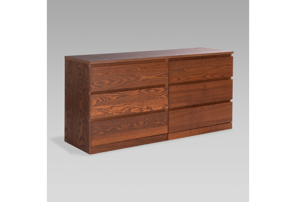 S01767 Варма Прайм 6Д комод 160x77x48 шпон ясень, коричневый - главное фото