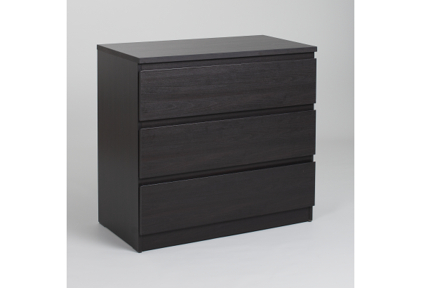 Комод МАЛЬТА с тремя выдвижными ящиками, цвет Дуб Венге - главное фото