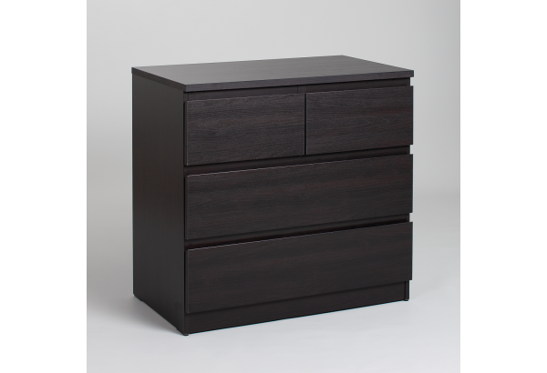 Комод МАЛЬТА с четырьмя выдвижными ящиками, цвет Дуб Венге - главное фото