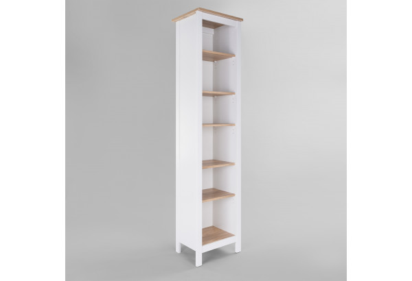 2.08.07.100.14 САГА стеллаж 50 белый/ясень RU - главное фото