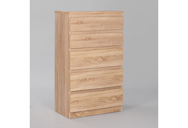 Комод "Кастор" 5 ящиков, дуб сонома - главное фото