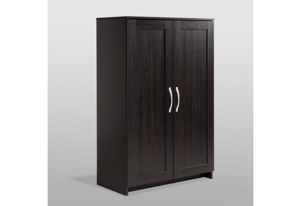 Тумба СИРИУС двухдверная высокая, цвет Дуб Венге - главное фото