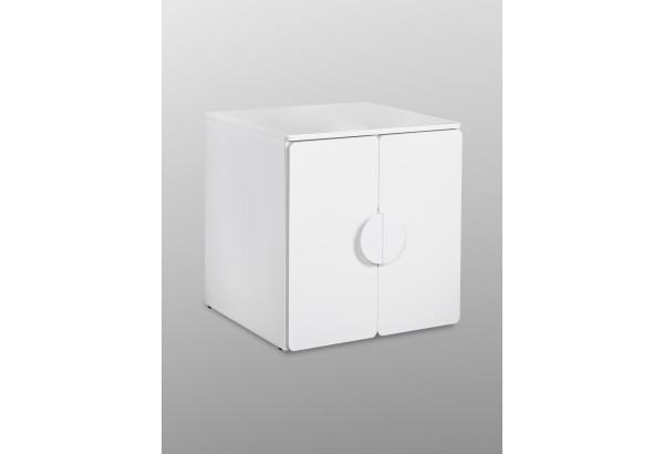 S02047 ПИКСИ шкаф распашной с 2 дверьми 60x57x63, робкий подснежник - главное фото