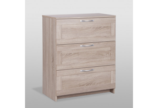 Комод "Сириус" 3 ящика, дуб сонома - главное фото