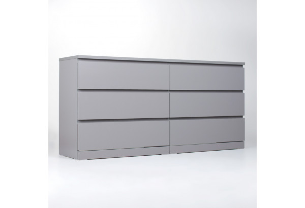 S01088 Варма 6Д комод 160х77х40, серый - главное фото