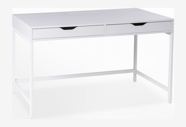 S01439 Ингар Д 132 стол письменный 132x58x76, белый - главное фото