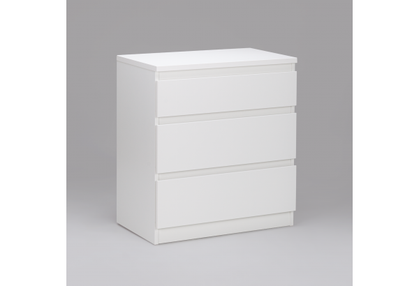 Комод "Кастор" 3 ящика, белый - главное фото