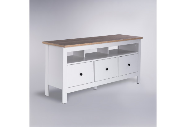 2.08.03.090.14 САГА тумба 3 ящика белая/ясень RU - главное фото