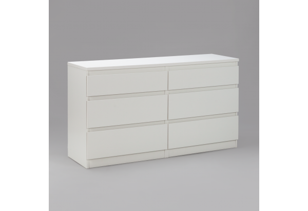 Комод "Кастор" 6 ящиков, белый - главное фото