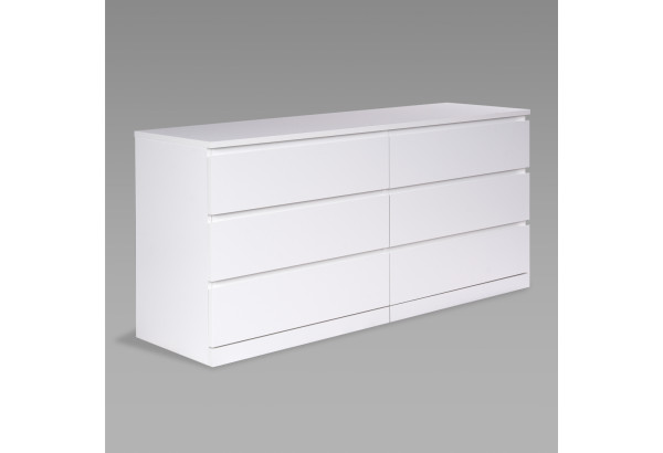 S01743 Варма Прайм 6Д комод 160x77x48, белый - главное фото