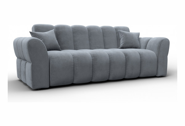 Диван-книжка Лига-111 TOWER 10 серый (Велюр) - главное фото