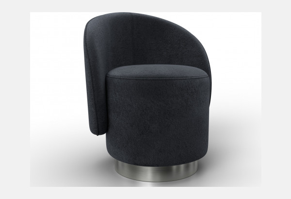 Кресло Лига-108 TOWER 11 темно-серый (Велюр) - главное фото