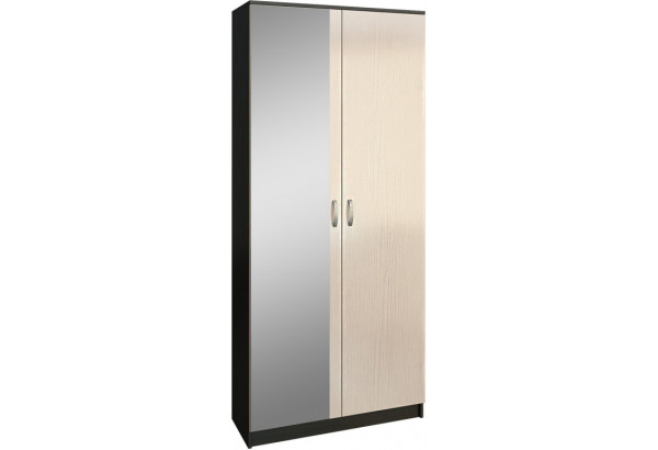 Шкаф распашной двухдверный Хельга вариант №2 (венге/дуб молочный) - главное фото