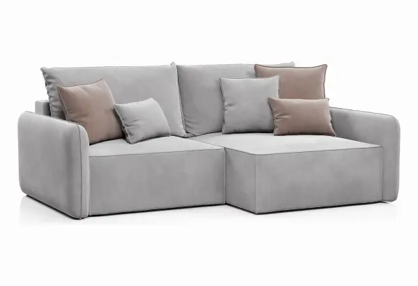 ПОРТЛЕНД Диван угловой светло-серый - главное фото