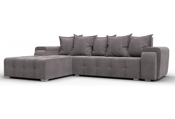 Диван угловой Лига-121 левый угол LAIM 04 бежевый (Велюр) - главное фото