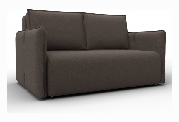 Диван прямой Лига-117 Амур 05 коричневый (Рогожка) - главное фото