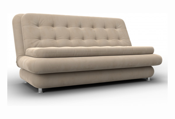 Диван-книжка Лига-123 SEVEN 729 бежевый (Велюр) - главное фото