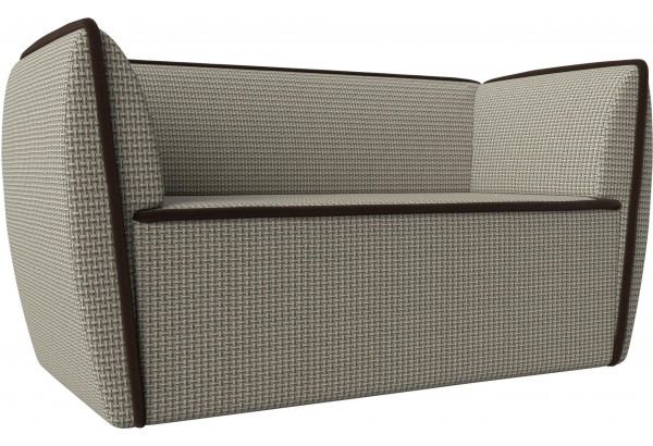 Прямой диван Бергамо 2-х местный Корфу 02/коричневый (Корфу/Микровельвет) - главное фото