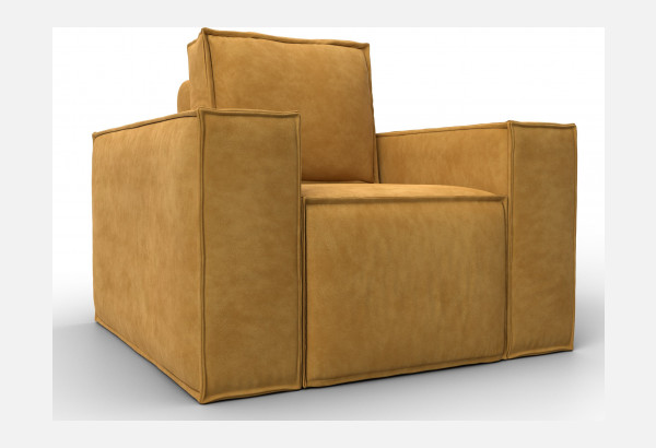 Кресло Лига-081 НПБ BRUT 10 желтый (Велюр) - главное фото