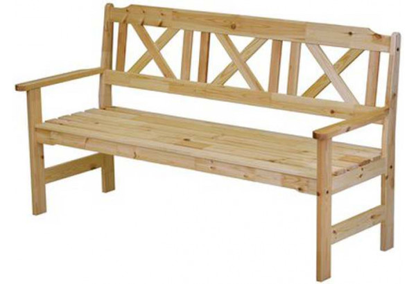 Скамья деревянная 3-местная Больмен - главное фото