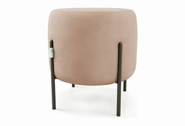 Маленькая радость Пуф круглый на ножках, розовый - главное фото