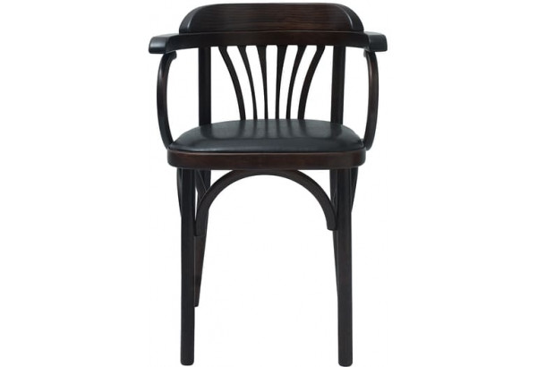 Венское кресло мягкое (темно-коричневый, экокожа) - главное фото