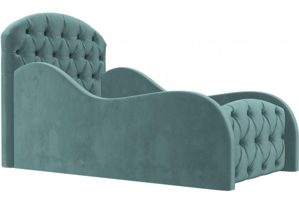 Детская кровать Майя Люкс бирюзовый (Велюр) - главное фото