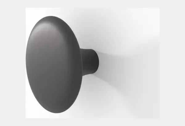 Ручка КМ - 7 Черная + винт 4*22 - Диаметр 30/20 - главное фото