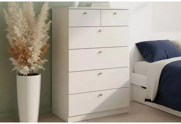 Комод 70х40х116 см с 6-ю ящиками Теви - главное фото