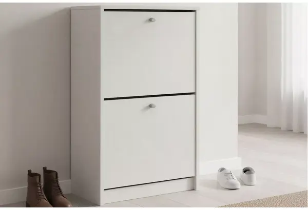 Обувница закрытая 49х28х93 см с двумя отделениями Теви - главное фото