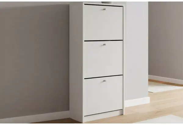 Обувница закрытая 49х28х135 см с тремя отделениями Теви - главное фото