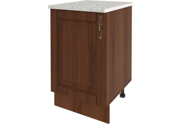 Шкаф напольный со столешницей 50 см Орех - главное фото