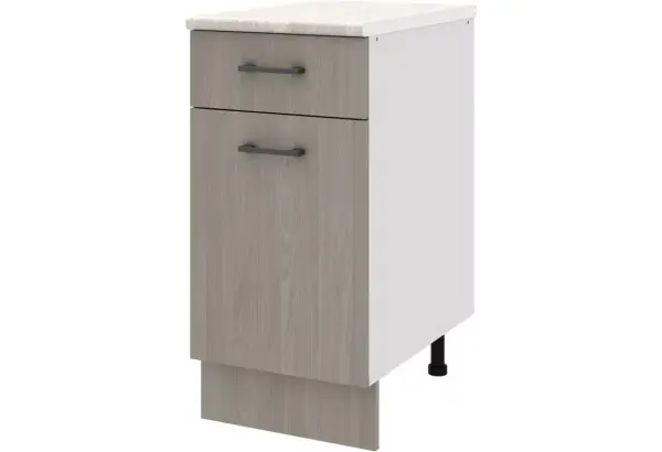 Шкаф напольный со столешницей с 1-м ящиком 40 см Иола - главное фото