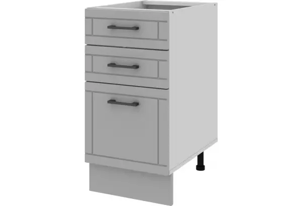 Шкаф напольный с 3-мя ящиками 40 см Грейс - главное фото