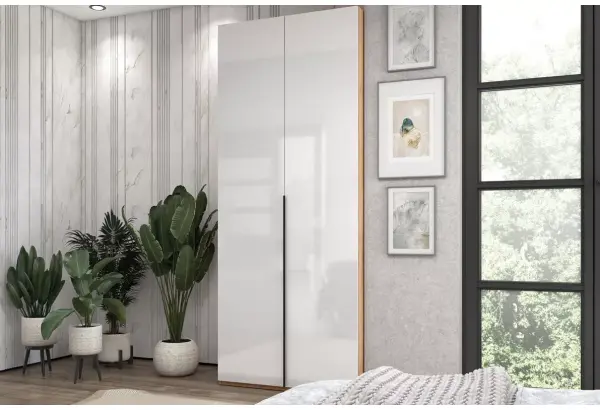 Шкаф 2-х дверный, 90 см Люкс - главное фото