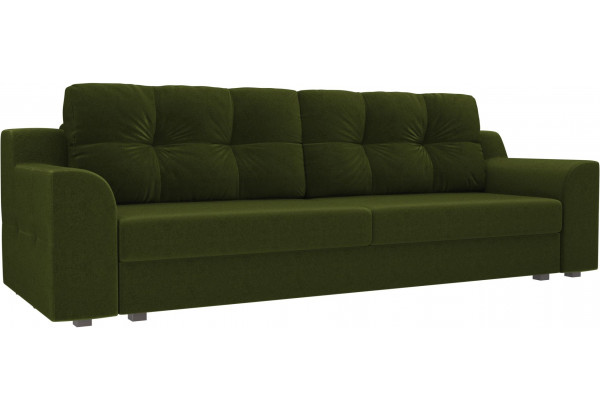 Прямой диван Сансара Зеленый (Микровельвет) - главное фото