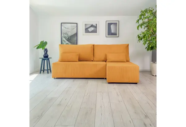 Корсо Лайт Диван угловой Cilium горчичный - главное фото