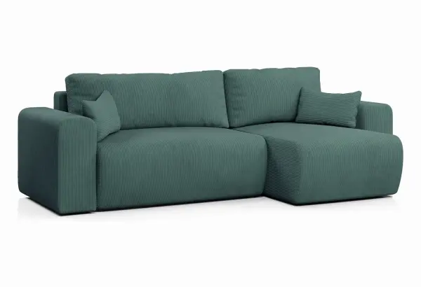 ДОЛГОЖДАННЫЙ ОТПУСК Диван угловой, изумрудный - главное фото