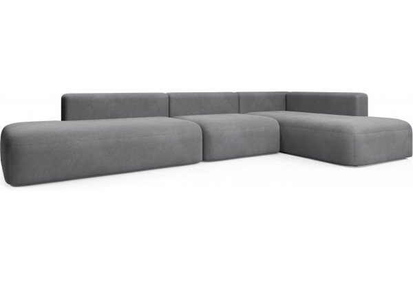 НОВЫЕ ЭМОЦИИ XL Диван угловой, серый - главное фото