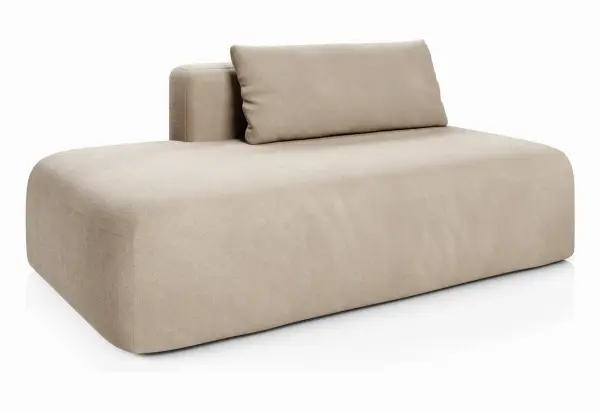 НОВЫЕ ЭМОЦИИ МИНИ Диван прямой, латте, банкетка слева - главное фото