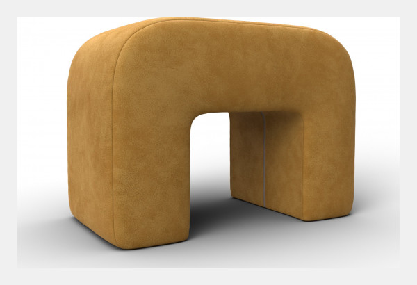 Пуф 008 BRUT 10 желтый (Велюр) - главное фото